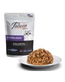 Felicia Tahılsız 85 gr Pouch Sterilised Somonlu Yaş Kedi Maması