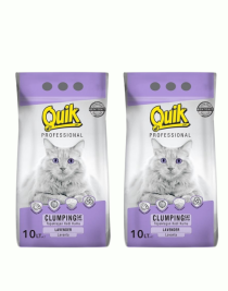 Quik Bentonit  İnce  (Lavanta Kokulu) 10 Lt X 2 Adet
