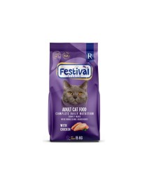 FESTİVAL Yetişkin Kedi Maması Tavuklu Renkli - Adult Cat Food Gourmet With Chiken Multicolor-15kg