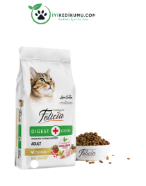 Felicia 1 Kg Kolajenli Tavuklu Az Tahıllı Yetişkin Kedi Maması HypoAllergenic Kedi Maması