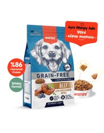 Wanpy Tahılsız Sığır Etli Yetişkin Köpek Maması 1,5 kg