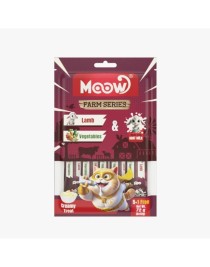 Moow Kuzu Etli&Sebzeli Keçi Sütlü 12gr x 6 12 li Kedi Krema Ödülü 