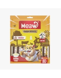 Moow Tavuklu Keçi Sütlü 12gr x 30'lu Kedi Krema Ödülü