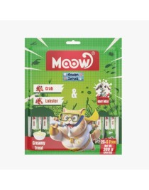 Moow Yengeçli&Istakozlu Keçi Sütlü 12gr x 30'lu Kedi Krema Ödülü
