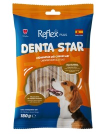 Reflex Plus Dentastar Chewing Dental Sticks Orta Irk Yetişkin Köpek Çiğnemelik Diş Çubukları 180gr