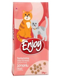 Enjoy Somonlu Kısırlaştırılmış Kedi Maması 10 Kg