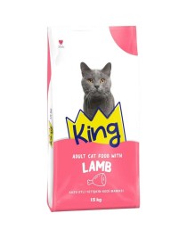 King Plus Lamb Kuzu Etli Kedi Maması 15 Kg