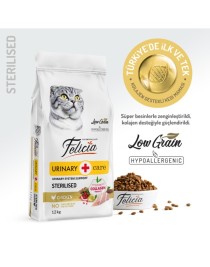 Felicia Sterilised Tavuklu 12 kg Kısırlaştırılmış Yetişkin Kedi Maması Ambalajı hasarlı ürün