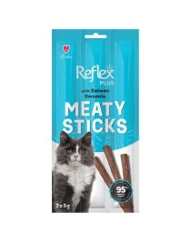 REFLEX PLUS SOMONLU ÇUBUK YETİŞKİN KEDİ ÖDÜL MAMASI 3*5 G
