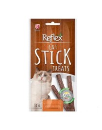 Reflex Tavuklu ve Ördek Etli Tahılsız Kedi Ödül Çubuğu 15gr (3'lü)