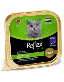 Reflex Plus Pate Morina Balıklı Kısırlaştırılmış Kedi Yaş Maması 85 Gr