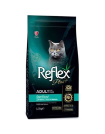 Reflex Plus Sterilised Somonlu Kısırlaştırılmış Kedi Maması 1,5 Kg