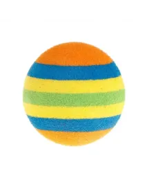 Gökkuşağı Renkli Kedi Oyun Topu Medium 4.2 cm