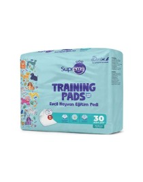 Supreme Dog Evcil Hayvan Eğitim Pedi - 30 lu Paket - (3 Katlı Pet)
