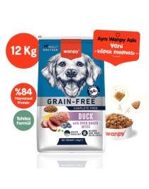 Wanpy Tahılsız Ördekli Yetişkin Köpek Maması 12 kg