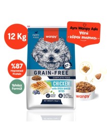 Wanpy Tahılsız Tavuklu Yavru Köpek Maması 12 kg