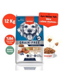 Wanpy Tahılsız Sığır Etli Yetişkin Köpek Maması 12 kg
