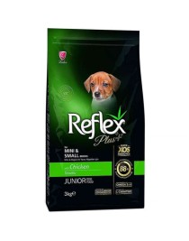Reflex Plus Mini Small Tavuk Küçük Irk Yavru Köpek Maması 3 Kg