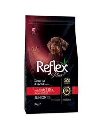 Reflex Plus Kuzu Orta ve Büyük Irk Yavru Köpek Maması 3 Kg
