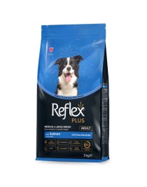 Reflex Plus Somonlu Orta ve Büyük Irk Köpek Maması 3 Kg