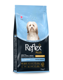 REFLEX PLUS SKİN&COAT SOMONLU MİNİ VE KÜÇÜK IRK YETİŞKİN KÖPEK MAMASI 3 KG