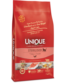 Unique Kısırlaştırılmış Kedi Maması Somonlu 7 kg