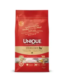 Unique Tavuklu 7 kg Kısırlaştırılmış Yetişkin Kedi Maması