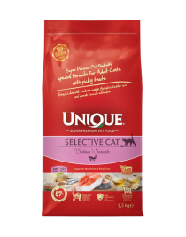 Unique Selective Somonlu Yetişkin Kedi Maması (1,5 kg)