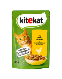 Kitekat Tavuk Etli Kedi Pouch Yaş Mama (85 g)