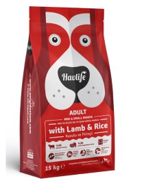 Havlife Mini Irk Kuzulu Yetişkin Köpek Maması 15 Kg