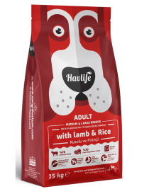 Havlife Kuzulu Medium & Large Yetişkin Köpek Maması 15 Kg
