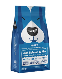 Havlife Orta Ve Büyük Irk Somonlu Süper Premium Yavru Köpek Maması 3 Kg