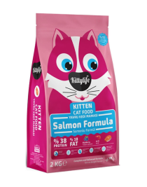 Kittylife Somonlu Süper Premium Yavru Kedi Maması 2 Kg