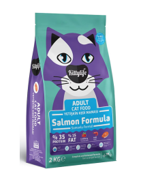 Kittylife Somonlu Süper Premium Yetişkin Kedi Maması 2 Kg