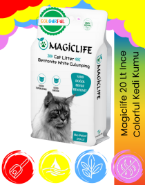 Magic Life Colourful Ince Tane Eko 20 lt Kedi Kumu