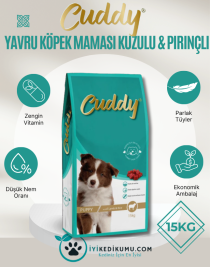Cuddy Yavru Köpek Maması Kuzulu & Pirinçli 15 kg