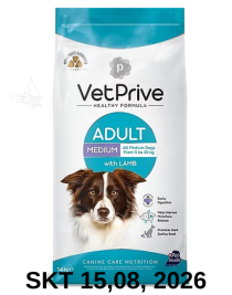 Vet Prive Kuzu Etli 14 kg Orta Irk Yetişkin Köpek Maması