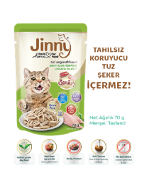 JİNNY TUNA İN JELLY TOPPİNG CHİCKEN 70gr