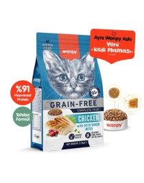 Wanpy Tahılsız Tavuklu Yavru Kedi Maması 1,5 kg