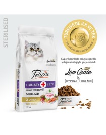 Felicia 12 Kg Kolajenli Somonlu Az Tahıllı Kısırlaştırılmış Kedi Maması HypoAllergenic Kedi Maması