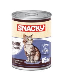 Snacky 400 gr Chunk Konserve Ton Balık.Yetiş.Kedi
