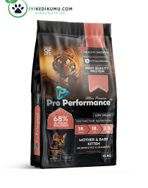 Pro Performance Kitten Anne ve Yavru Kedi Maması 15 KG – Somonlu & Pirinçli