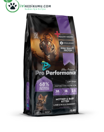 Pro Performance Mother & Baby Anne ve Yavru Kedi Maması 15 KG – Kuzulu & Pirinçli