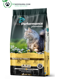 Pro Performance Adult Cat Chicken Yetişkin Kedi Maması 15 KG – Tavuklu
