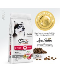 Felicia 15 Kg Kolajenli Kuzulu Az Tahıllı M/Large Yetişkin Köpek Maması Breed HypoAllergenic Köpek Maması