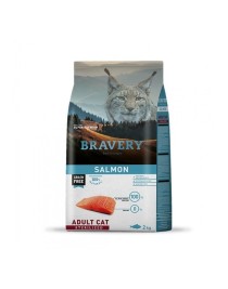 BRAVERY CAT ADULT SALMON STERILIZED 2 KG